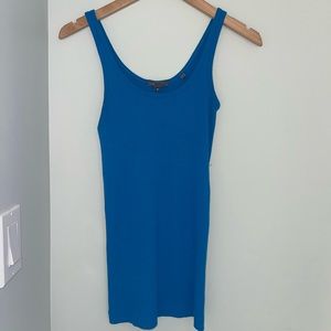 Vince Cerulean Cotton Tank Size M